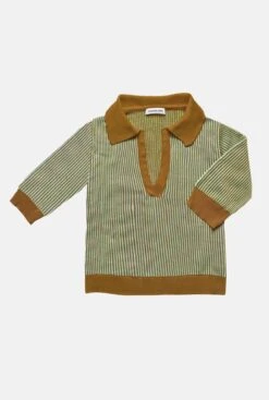 70's Polo Brown -Es Fascinante 70s polo brown t shirts tops carlota cahis 578286