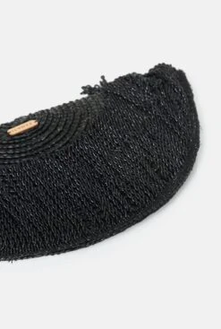 Cartera De Mano Abanico Curly -Es Fascinante abanico hand bag curly black mini bags zahati 644163