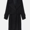 Abrigo De Mujer Negro Largo Envolvente 2 Abrigo De Mujer Negro Largo Envolvente -Es Fascinante abrigo de mujer negro largo envolvente coats miguel marinero 946939