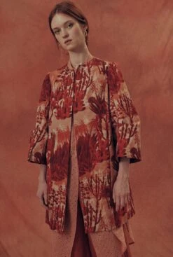 Abrigo Estampado "Majorelle"