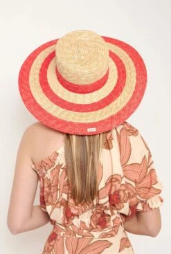 Alto Canotier Red Stripes -Es Fascinante alto canotier red stripes hats zahati 640684
