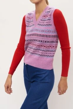 Amy Pink Vest -Es Fascinante amy vest pink vest laia alen 901880