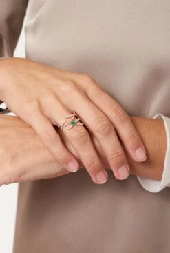 Anillo Trepador Jardín De Aire -Es Fascinante anillo trepador jardin de aire ring gold roses 776351