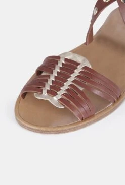 ARCILA CUERO -Es Fascinante arcila cuero flat sandals micuir 537910