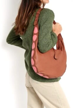 Arlequin Caramel Pink -Es Fascinante arlequin caramel pink shoulder bags tissa fontaneda 346373