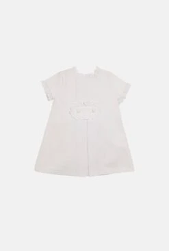 Audrey Dress White Pique -Es Fascinante audrey dress white pique kids clothing amaia london 585225