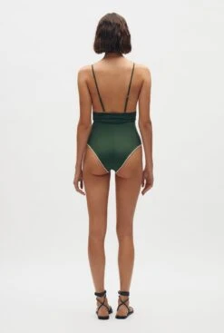 Bañador Con Escote Pico -Es Fascinante banador con escote pico banador simorra 237373