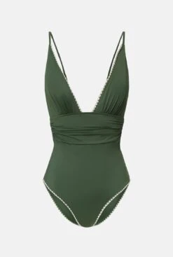 Bañador Con Escote Pico -Es Fascinante banador con escote pico banador simorra 527859