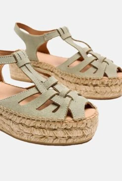 BEMOL OLIVE -Es Fascinante bemol olive espadrilles naguisa 604134