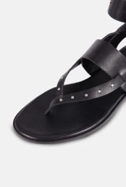 BIARRITZ NEGRO2CM -Es Fascinante biarritz negro 2cm flat sandals micuir 987408