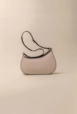 Binomio Bicolor Good Grey Black Leather Shoulder Bag -Es Fascinante binomio bicolor good grey black leather shoulder bag shoulder bag rfb 161461