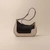 Binomio Bicolor Good Grey Black Leather Shoulder Bag -Es Fascinante binomio bicolor good grey black leather shoulder bag shoulder bag rfb 993891