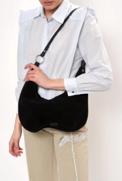 Black Suede Gondola 8 Black Suede Gondola -Es Fascinante black suede gondola shoulder bags dalas 467768