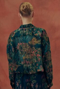 Blusa Camisera Estampado "Majorelle" -Es Fascinante blusa camisera estampado majorelle shirts blouses ailanto 275056