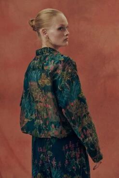 Blusa Camisera Estampado "Majorelle" -Es Fascinante blusa camisera estampado majorelle shirts blouses ailanto 726050