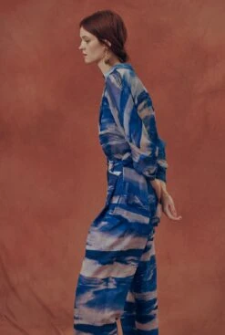 Blusa En Seda Estampado "Essaouira" -Es Fascinante blusa en seda estampado essaouira shirts blouses ailanto 835343