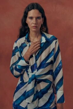 Blusa Lazada Estampado "Essaouira"