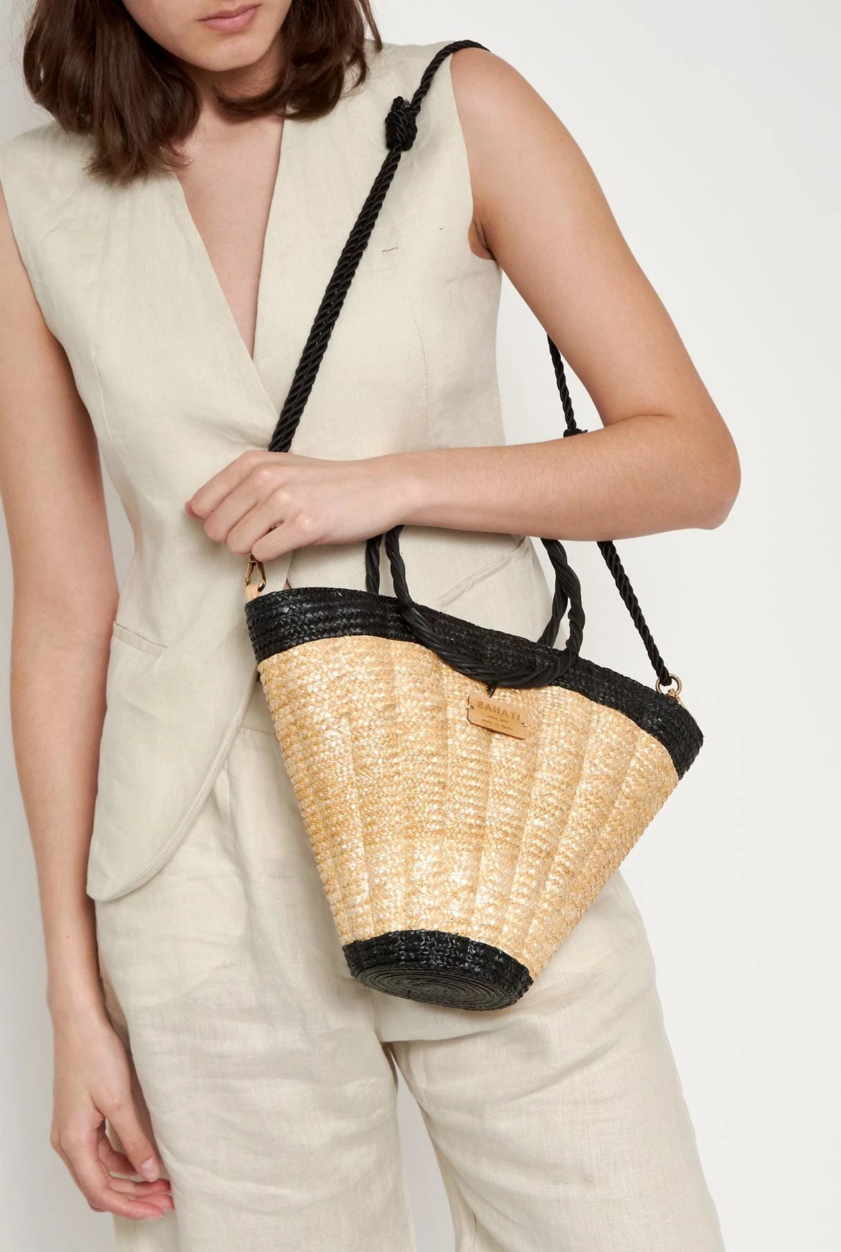 Bolso Maxi Shelly L Bicolor Negro 4 Bolso Maxi Shelly L Bicolor Negro - Imagen 2