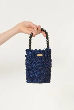Bolso Tubito Bloom Azul Marino
