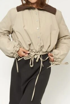 Bomber Volumen Gabardine -Es Fascinante bomber volumen gabardine coats habey club 140877