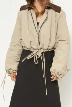 Bomber Volumen Gabardine -Es Fascinante bomber volumen gabardine coats habey club 467975