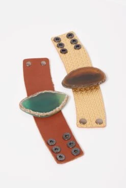 Bracelet - Cadena Dorada Ágata Natural -Es Fascinante bracelet cadena dorada agata natural bracelets ecue 204035