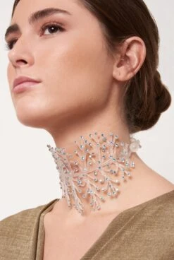 Es Fascinante 3 Bracelet/Necklace Helecho Azul Claro