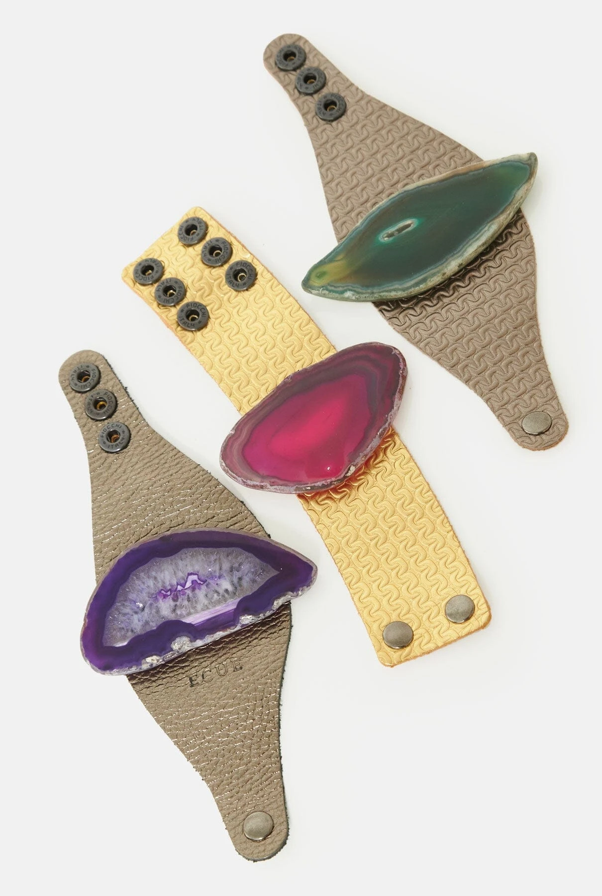 BRAZALECUE CADENA PLOMO AGATA VERDE 6 BRAZALECUE CADENA PLOMO AGATA VERDE - Imagen 4