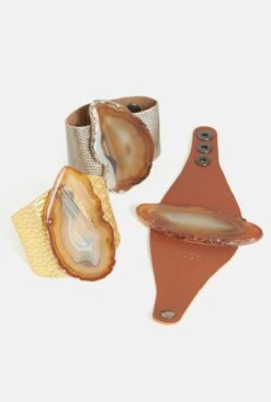 BRAZALECUE CAMEL - NATURAL AGATE -Es Fascinante brazalecue camel natural agate bracelets ecue 369083