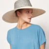 Bucket Hat White And Grey -Es Fascinante bucket hat white and grey headpiece zahati 996946