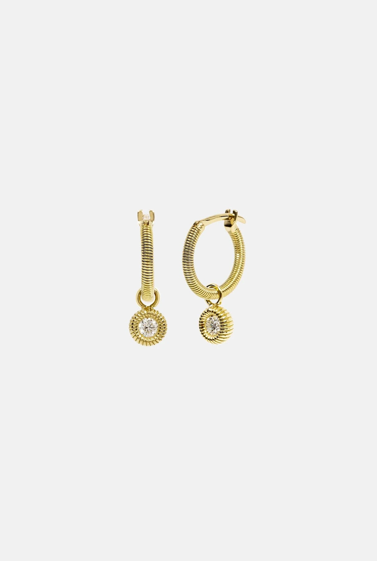 Cabo Diamond Hoop Earrings 3 Cabo Diamond Hoop Earrings