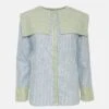 Camisa Loulou Azul/verde -Es Fascinante camisa loulou azulverde shirts blouses vano studio 584641