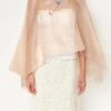 Capa Nude Organza -Es Fascinante capa nude organza capes shawls luciana estudio 437411