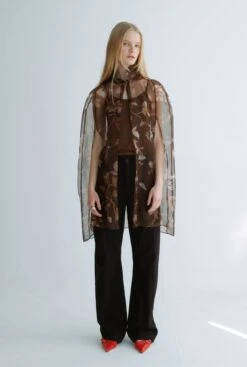 Capa Organza Estampada