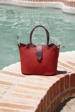 Capazo De Palma De Iraca Cálido - Mediano