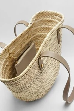 Capazo Vera Taupe -Es Fascinante capazo vera taupe shoulder bags carnevale madrid 131331