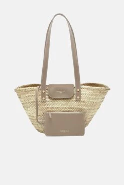 Capazo Vera Taupe -Es Fascinante capazo vera taupe shoulder bags carnevale madrid 936682