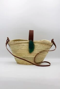 CAPAZOZOE MEDIANO - CAMEL ÁGATA VERDE -Es Fascinante capazo zoe mediano camel agata verde shoulder bag ecue 698022