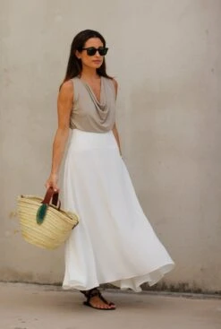 CAPAZOZOE MEDIANO - CAMEL ÁGATA VERDE -Es Fascinante capazo zoe mediano camel agata verde shoulder bag ecue 837145