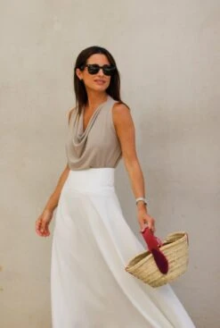 CAPAZOZOE - ROSAÁGATA ROSA -Es Fascinante capazo zoe rosa agata rosa shoulder bag ecue 705658