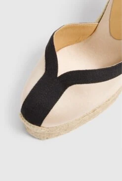 Castañer CARMEN/8ED/129 CHAMPAGNE/NEGRO -Es Fascinante carmen8ed129 champagnenegro espadrilles castaner 229629