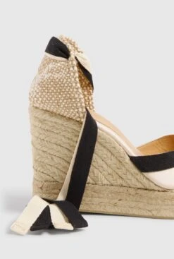 Castañer CARMEN/8ED/129 CHAMPAGNE/NEGRO -Es Fascinante carmen8ed129 champagnenegro espadrilles castaner 529159