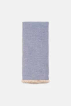 Cashmere And Silk Shawl In Light Blue