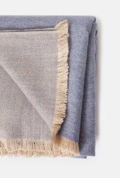 Cashmere And Silk Shawl In Light Blue -Es Fascinante cashmere and silk shawl in light blue scarve victoria de talhora 922354