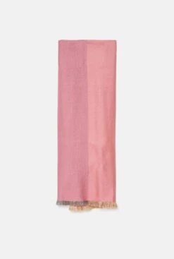Cashmere And Silk Shawl In Pink