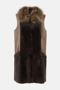 Chaleco Bicolor Marrón