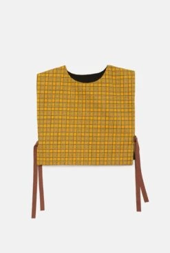 Chaleco Cuadros Amarillos