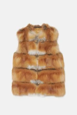 Chaleco De Pelo Largo