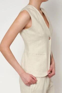 Chaleco Diama Crudo -Es Fascinante chaleco diama crudo vests alava brand 987451