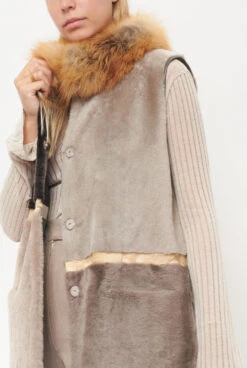 Chaleco Multicolor Beige -Es Fascinante chaleco multicolor beige vests miguel marinero 377612